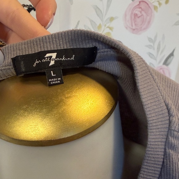 7 For All Mankind Charcoal Midi Dress - Picture 4 of 4